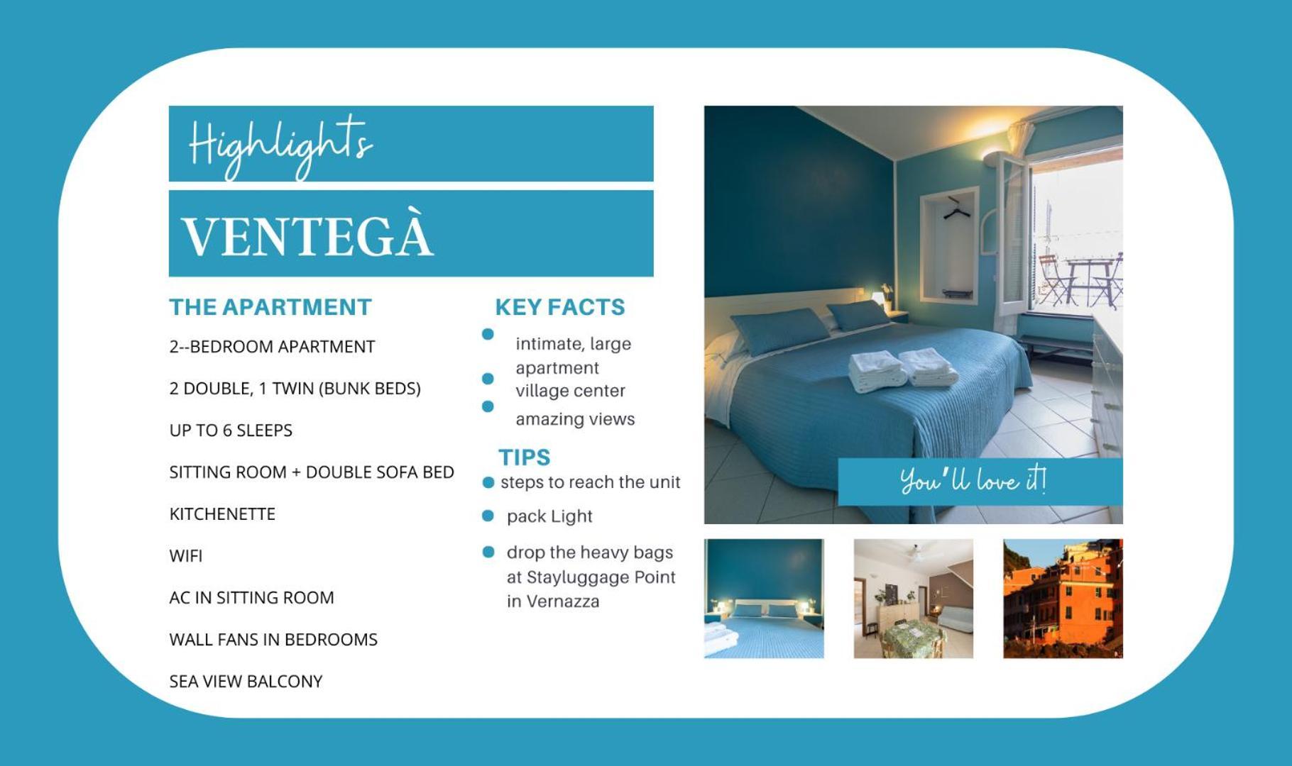 ורנאצה Ventega Sea View Apartment מראה חיצוני תמונה