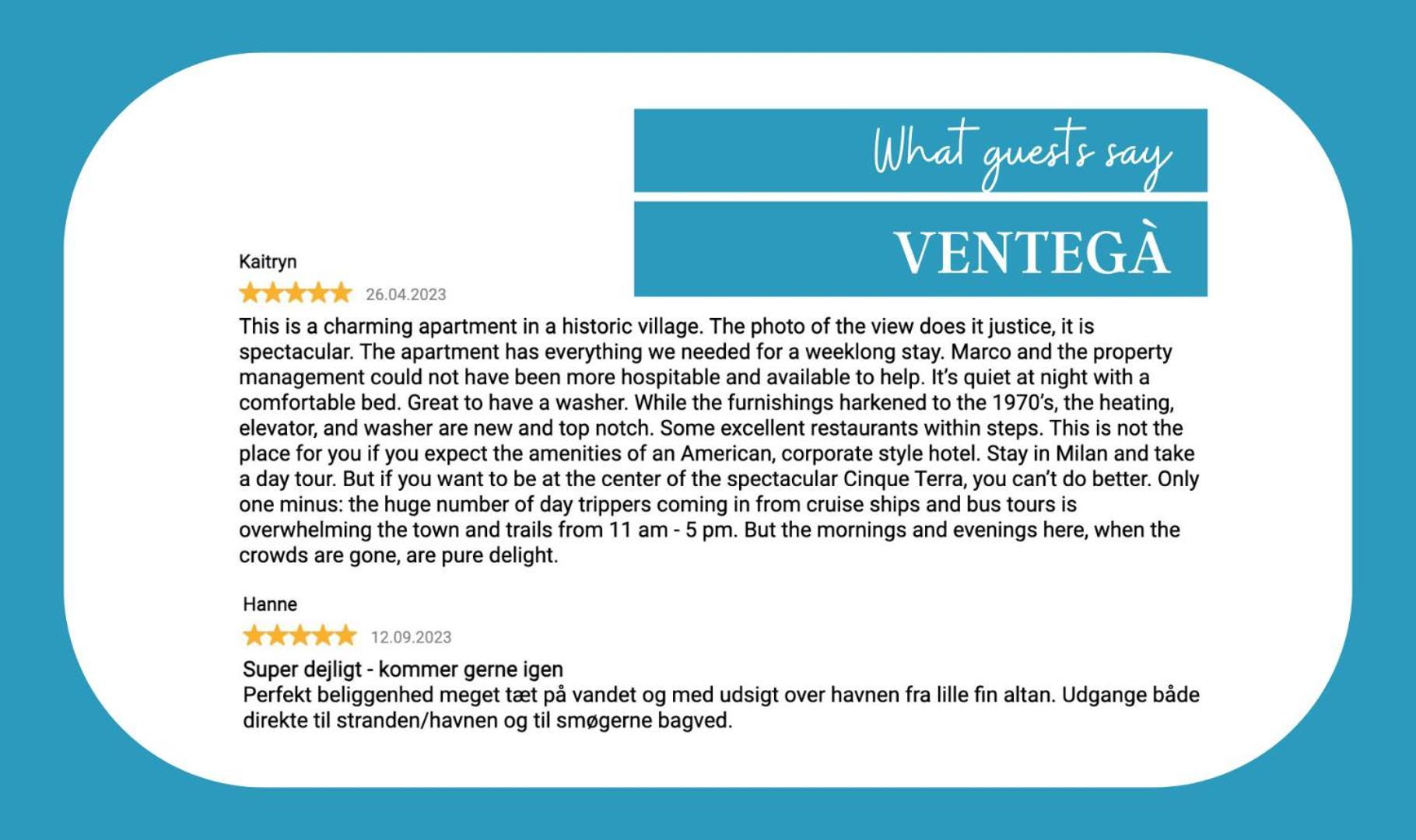 ורנאצה Ventega Sea View Apartment מראה חיצוני תמונה