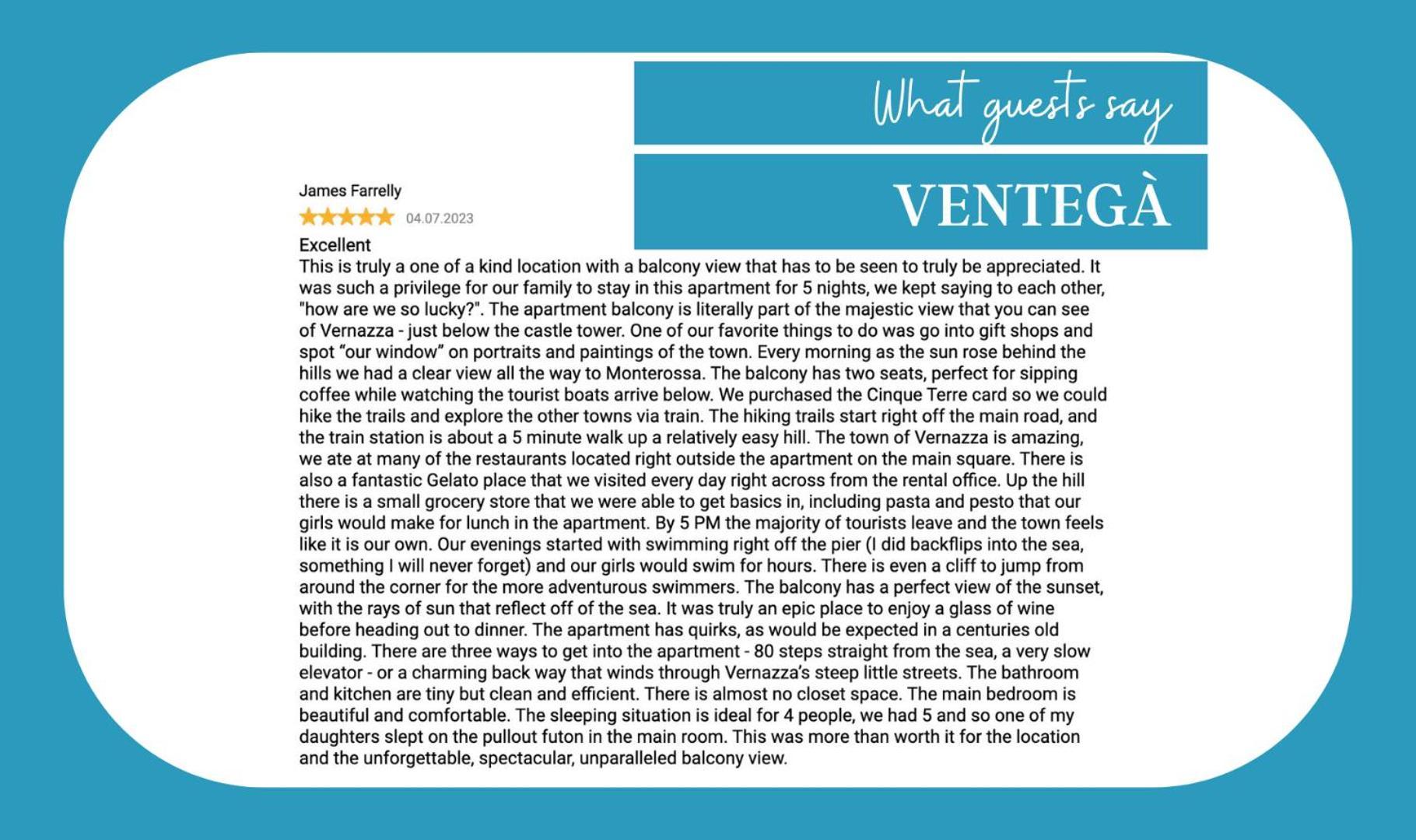 ורנאצה Ventega Sea View Apartment מראה חיצוני תמונה